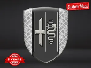 Alfa Romeo Emblemi Auto Personalizzati Premium Regolabili Moderni